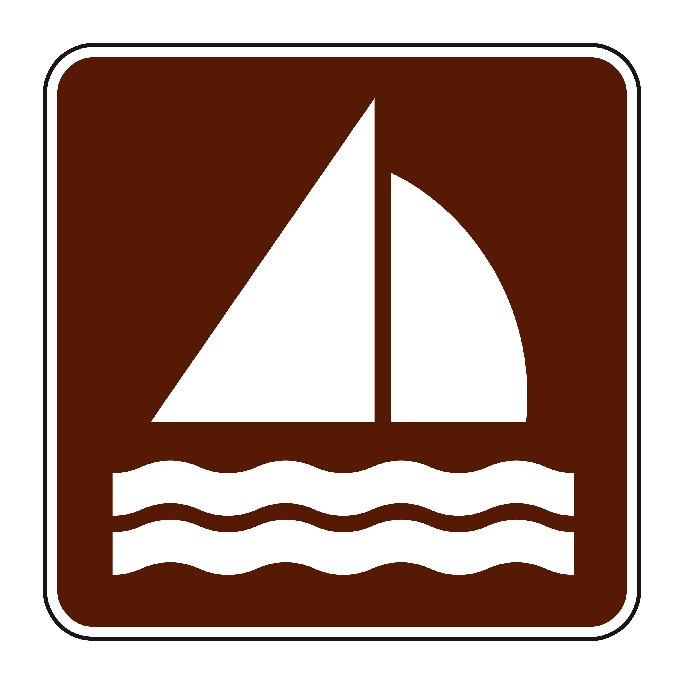 RS-056 Recreational & Cultural Interest Sign — official FHWA layout