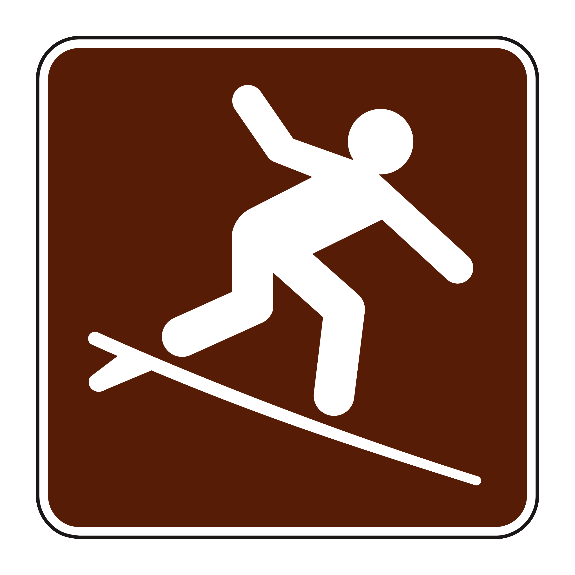RS-059 Recreational & Cultural Interest Sign — official FHWA layout