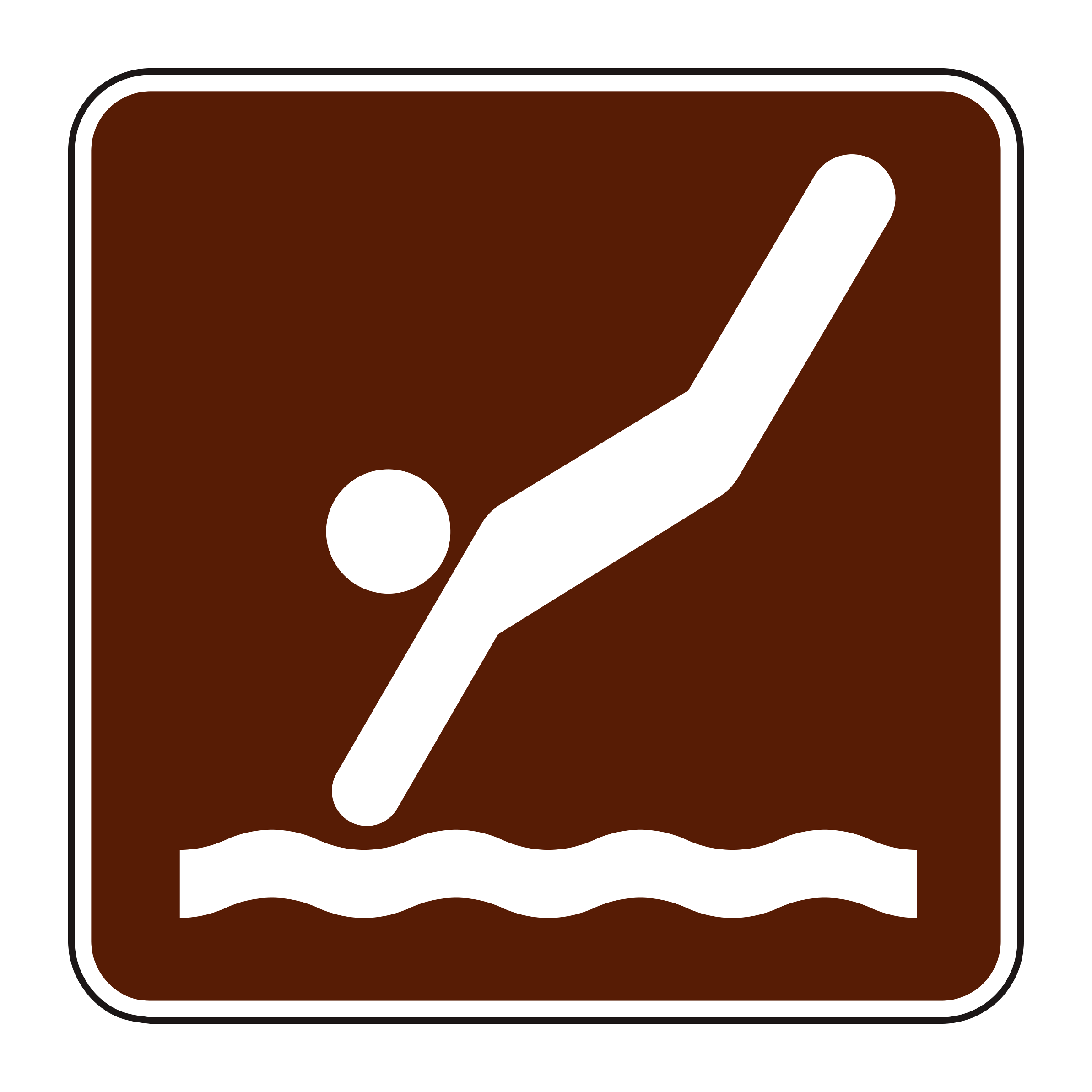 RS-062 Recreational & Cultural Interest Sign — official FHWA layout