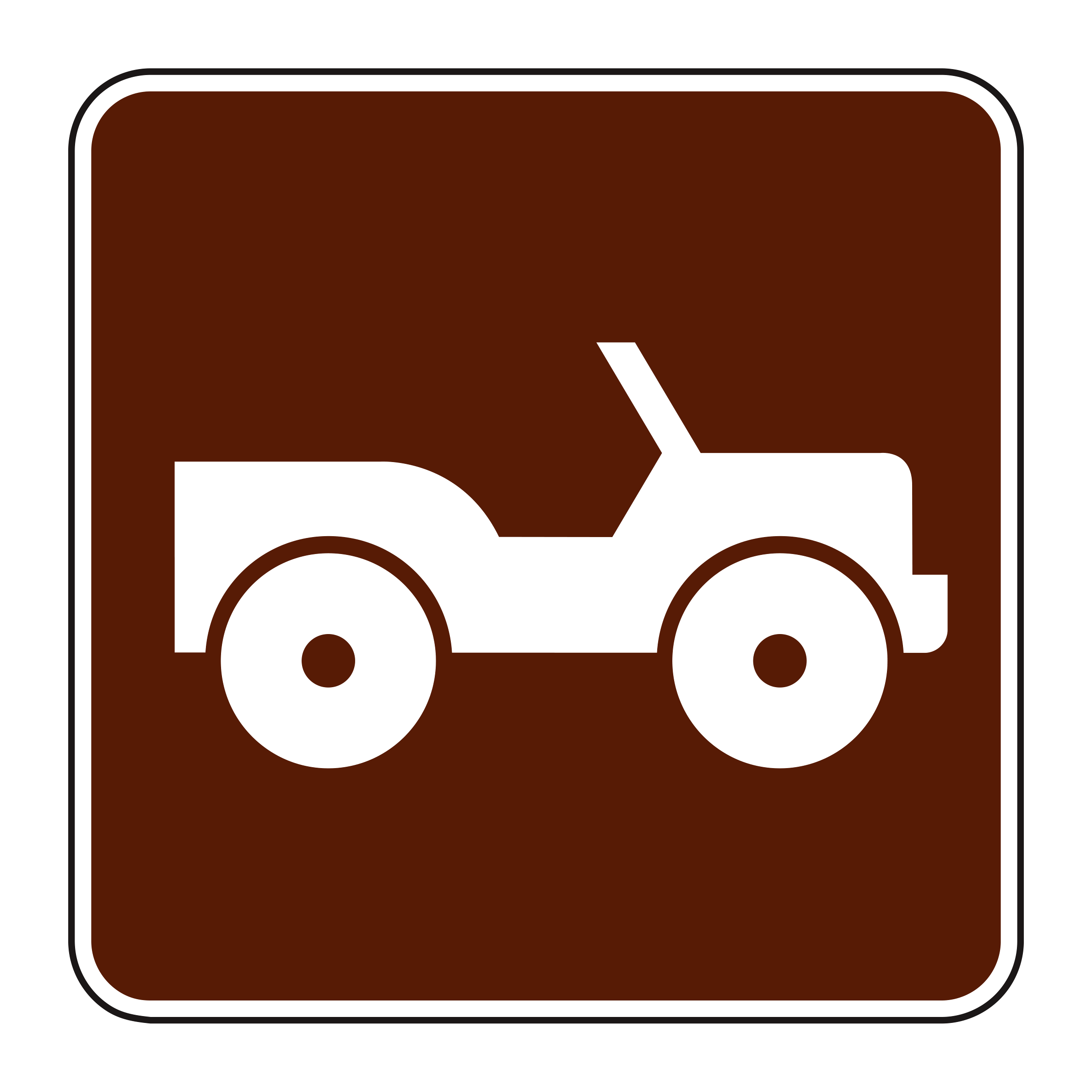 RS-067 Recreational & Cultural Interest Sign — official FHWA layout