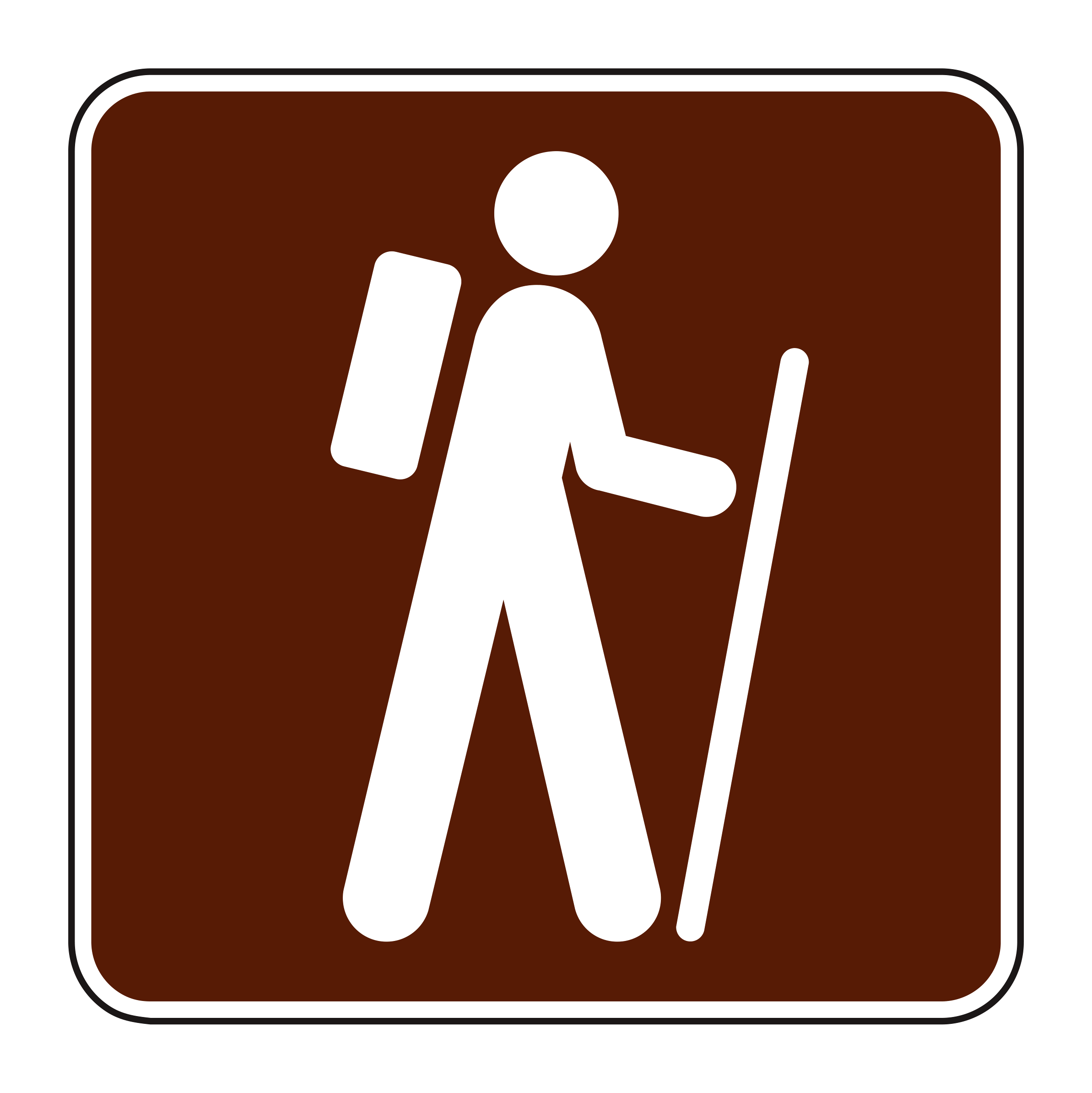RS-068 Recreational & Cultural Interest Sign — official FHWA layout
