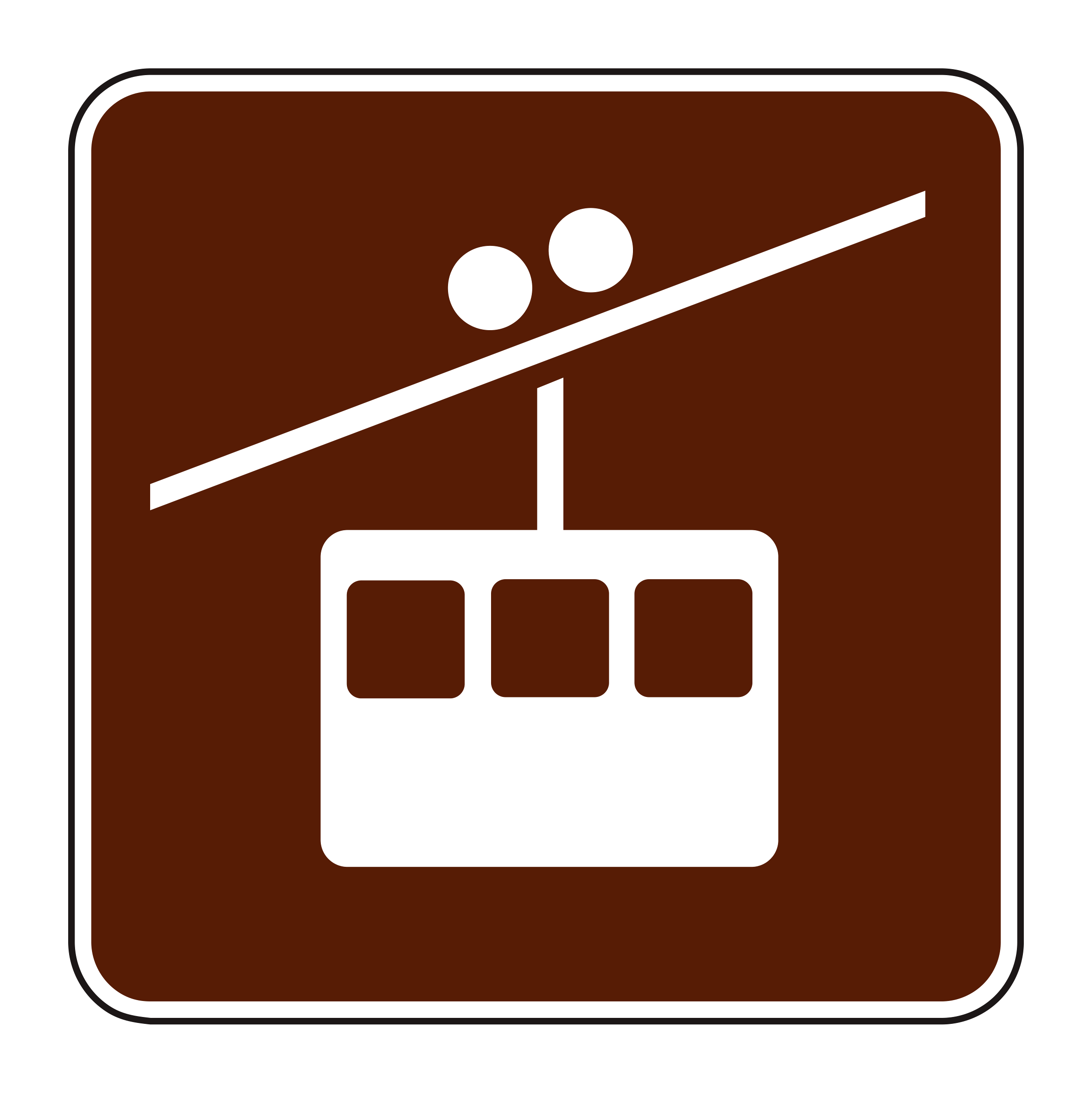 RS-071 Recreational & Cultural Interest Sign — official FHWA layout
