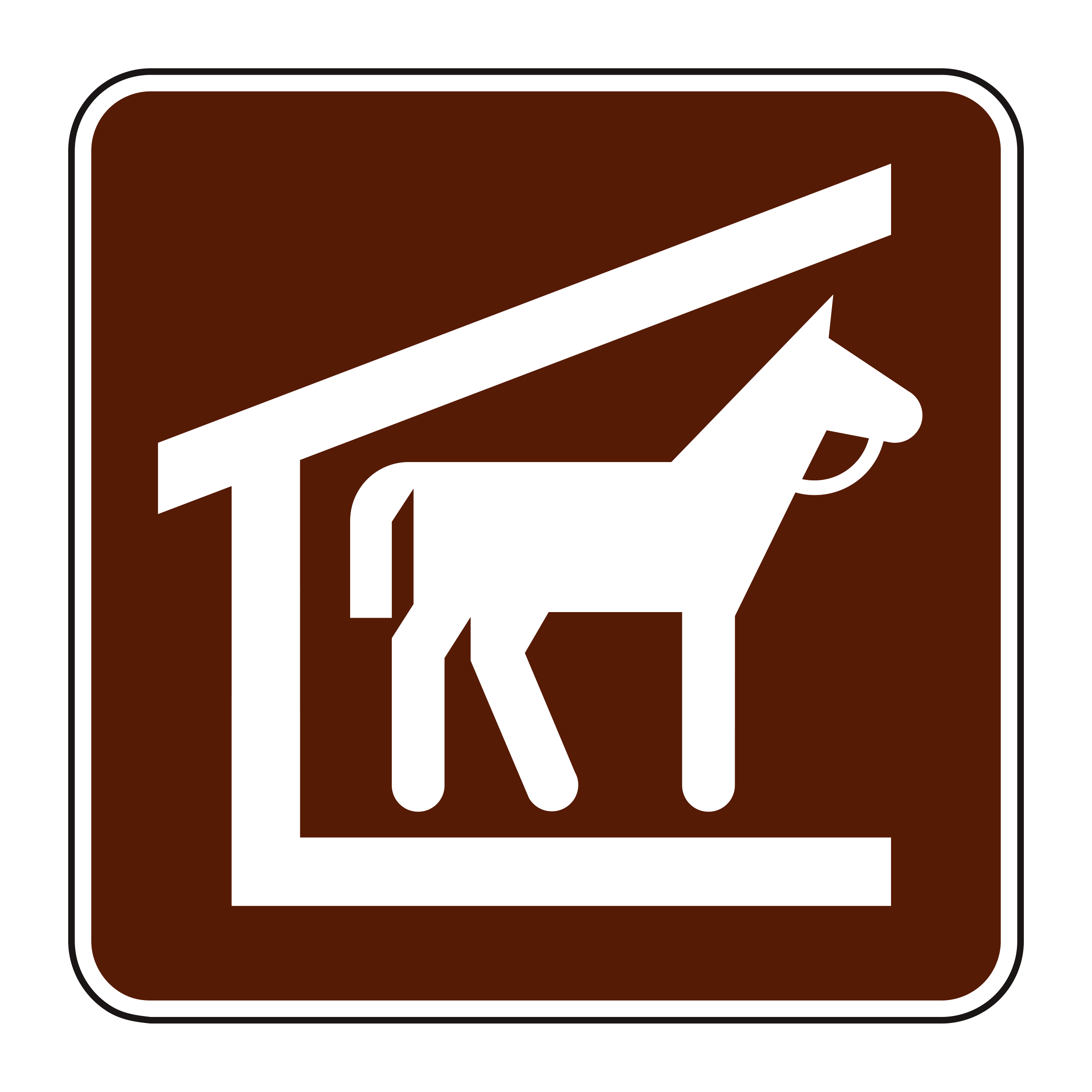 RS-073 Recreational & Cultural Interest Sign — official FHWA layout