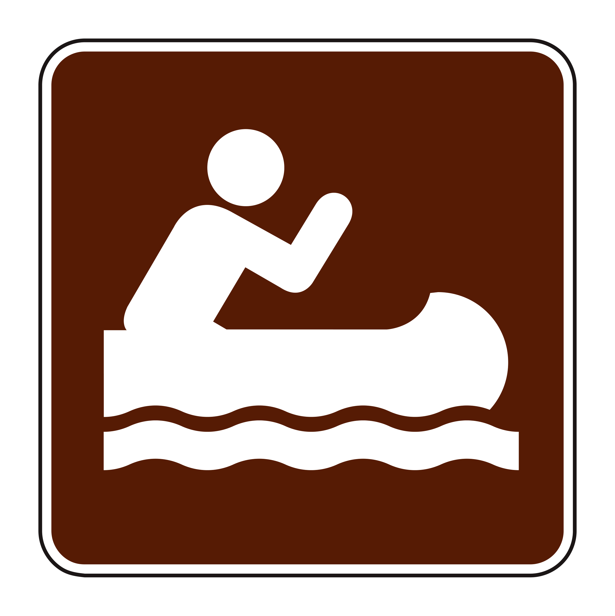 RS-079 Recreational & Cultural Interest Sign — official FHWA layout