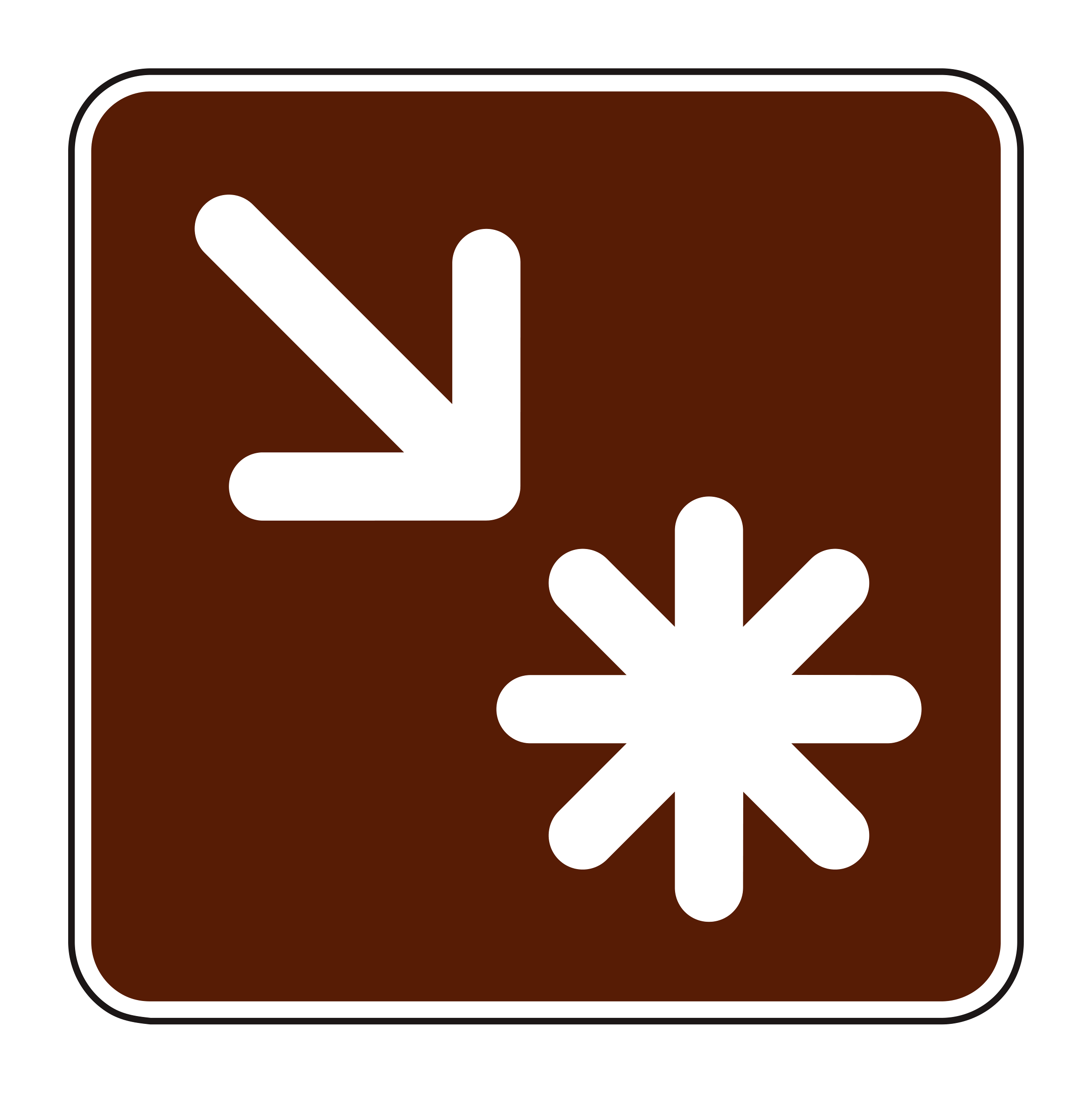 RS-080 Recreational & Cultural Interest Sign — official FHWA layout
