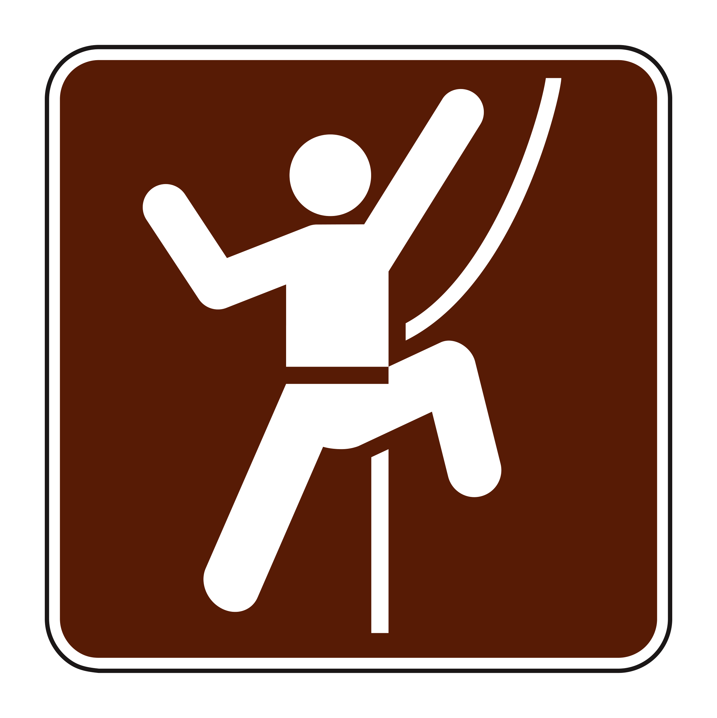 RS-081 Recreational & Cultural Interest Sign — official FHWA layout
