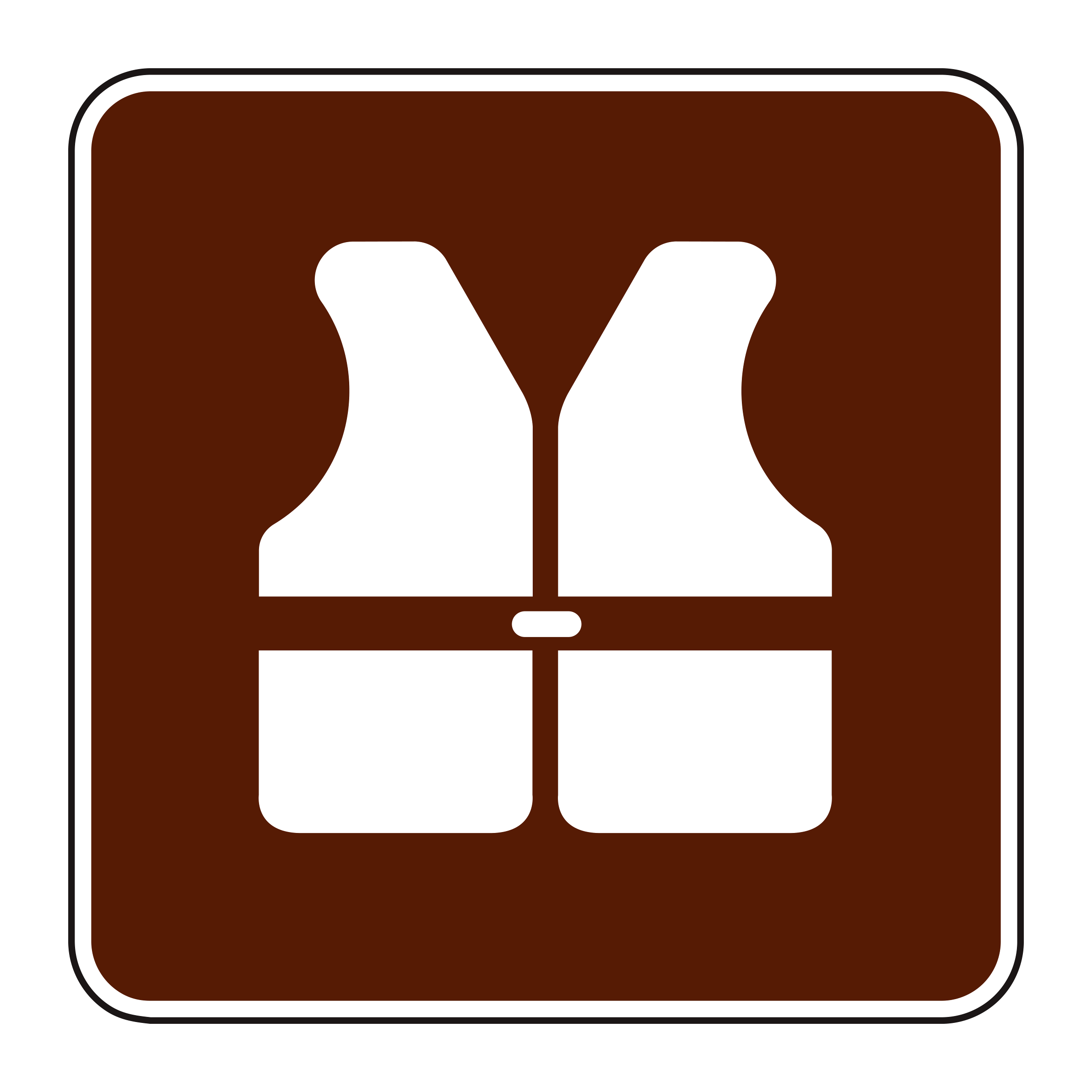 RS-094 Recreational & Cultural Interest Sign — official FHWA layout