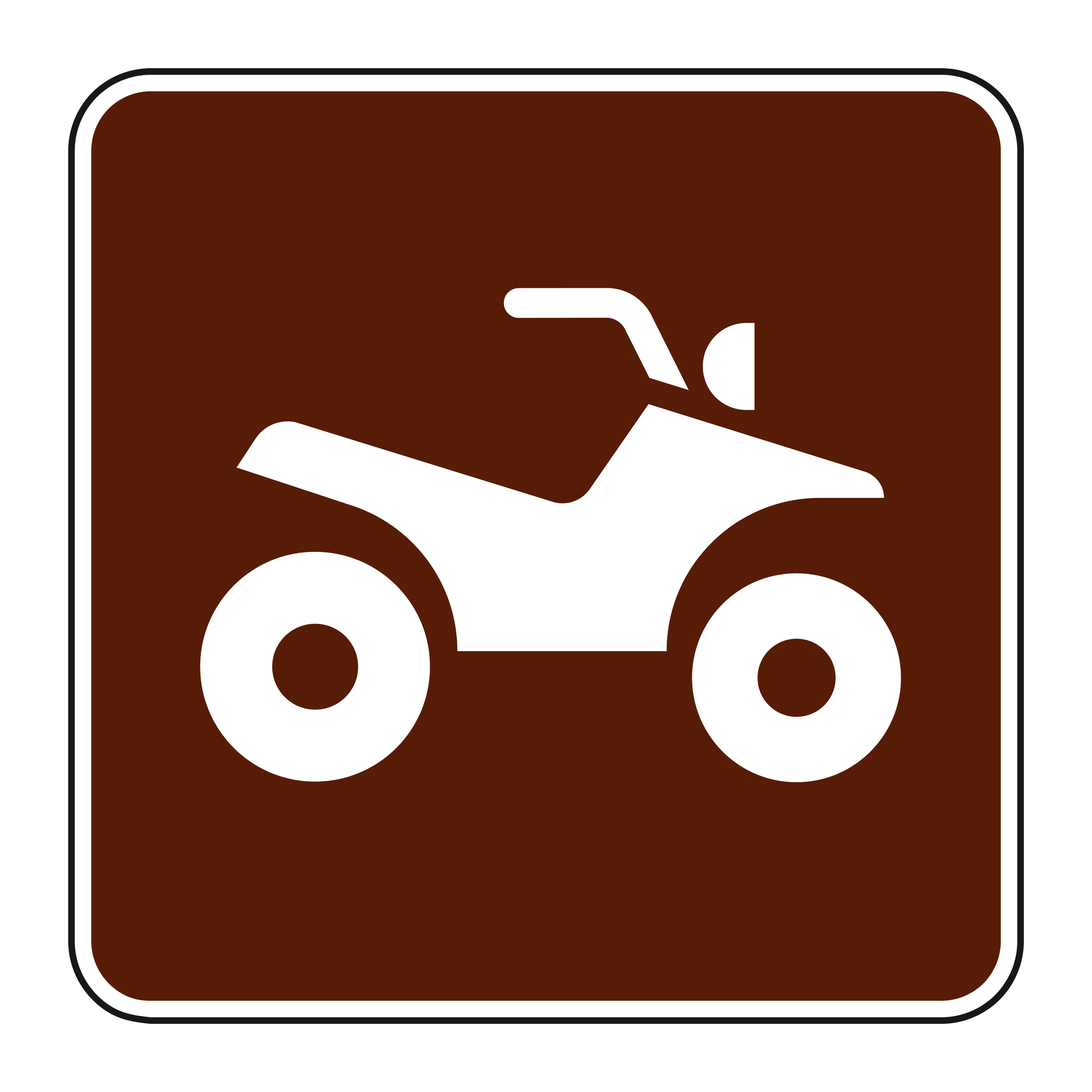 RS-095 Recreational & Cultural Interest Sign — official FHWA layout