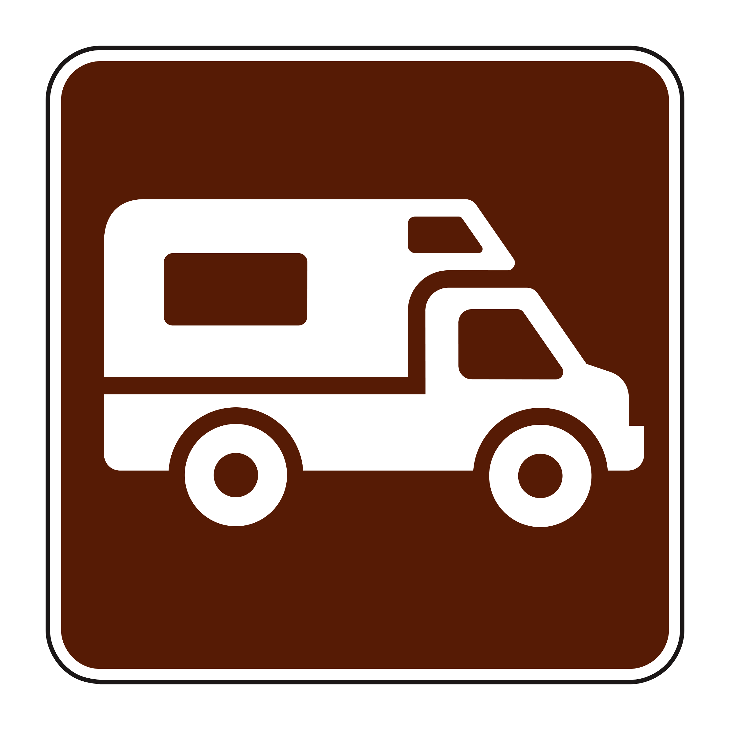 RS-104 Recreational & Cultural Interest Sign — official FHWA layout
