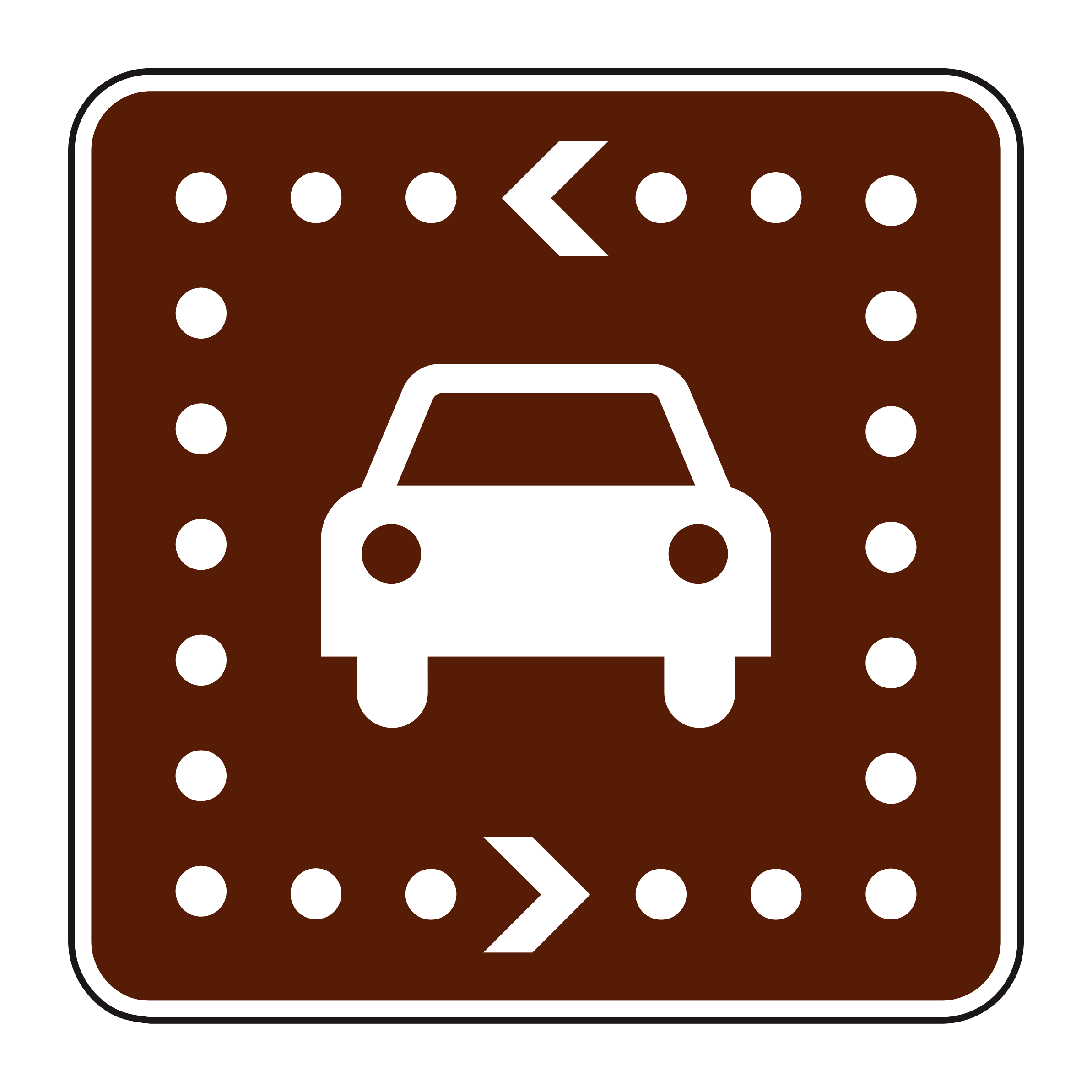 RS-113 Recreational & Cultural Interest Sign — official FHWA layout