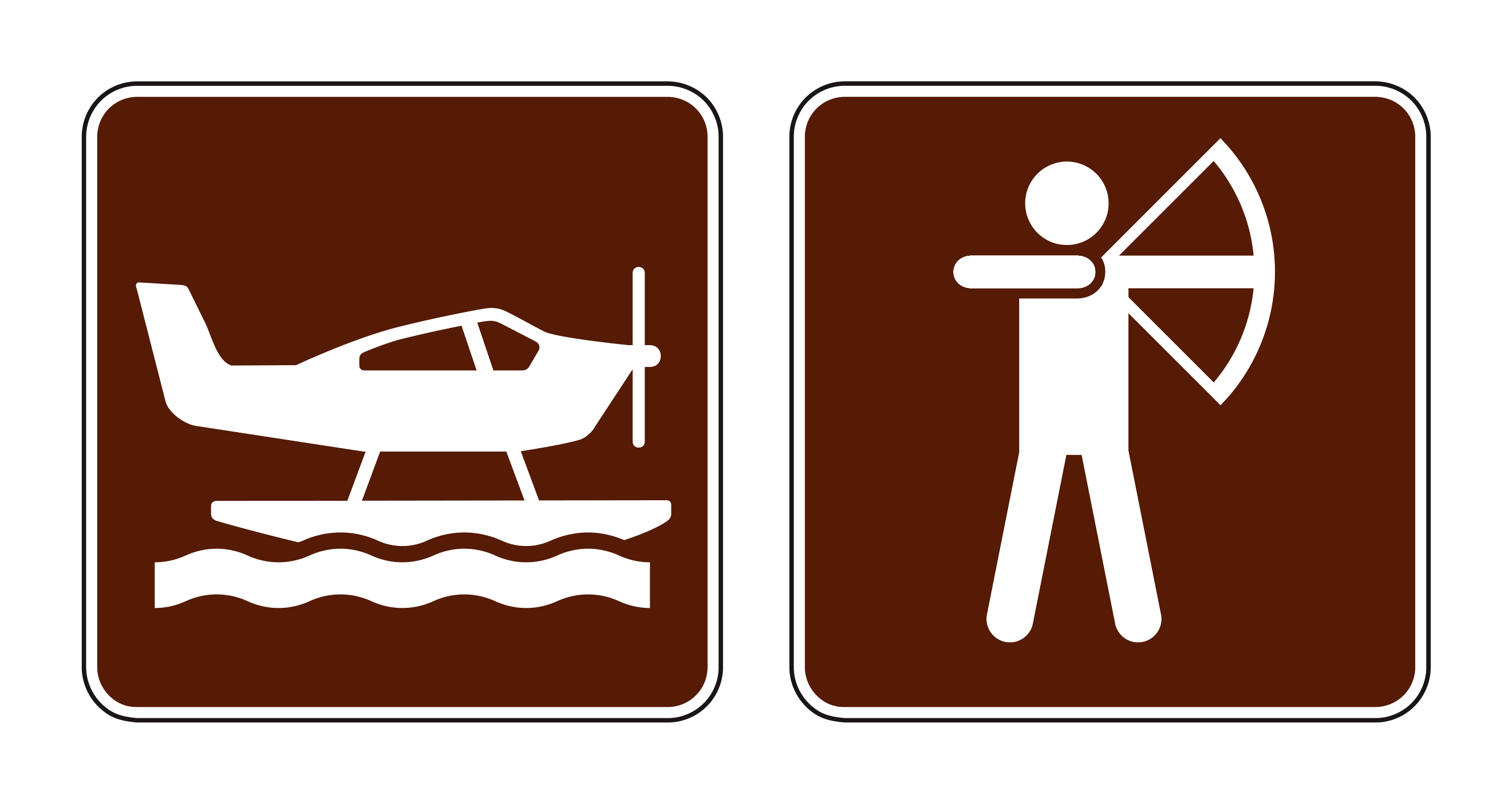 RS-115 Recreational & Cultural Interest Sign — official FHWA layout