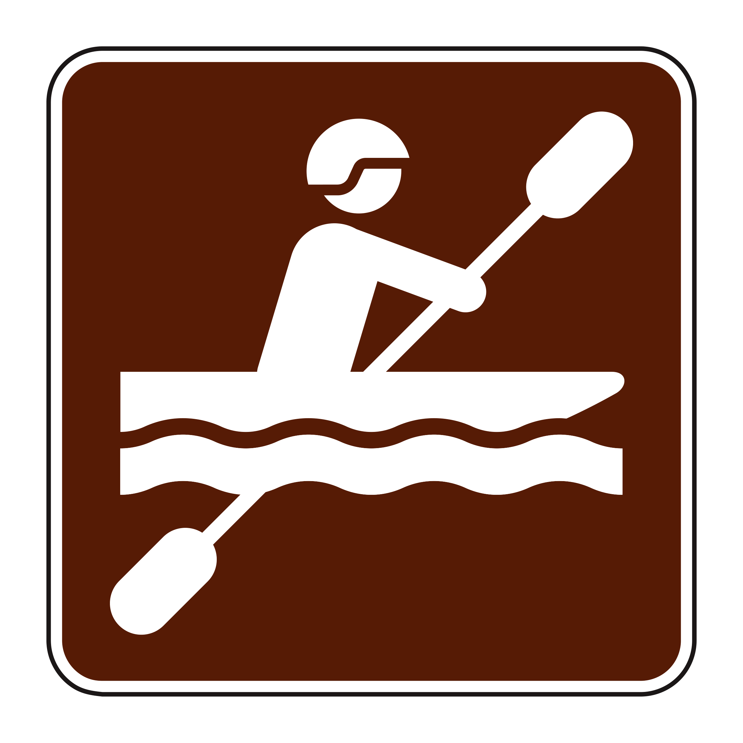 RS-118 Recreational & Cultural Interest Sign — official FHWA layout