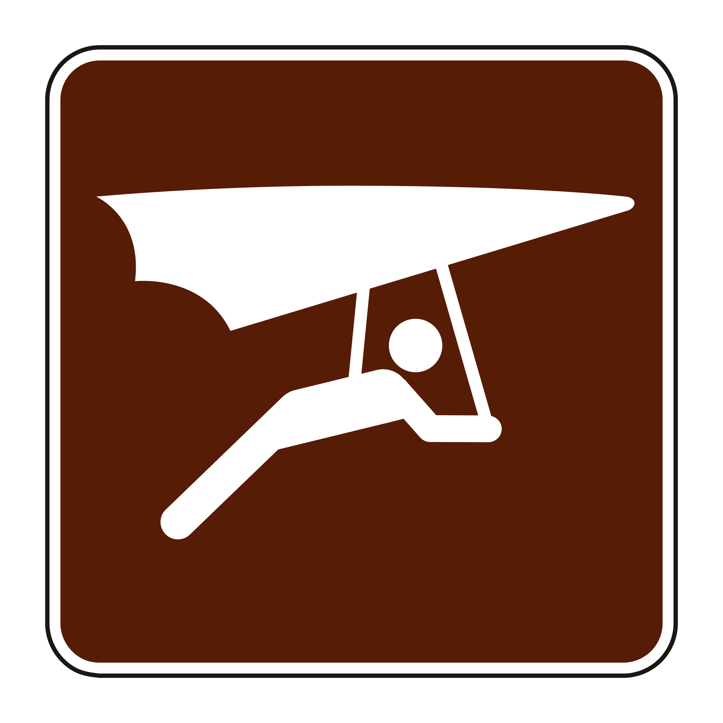 RS-126 Recreational & Cultural Interest Sign — official FHWA layout