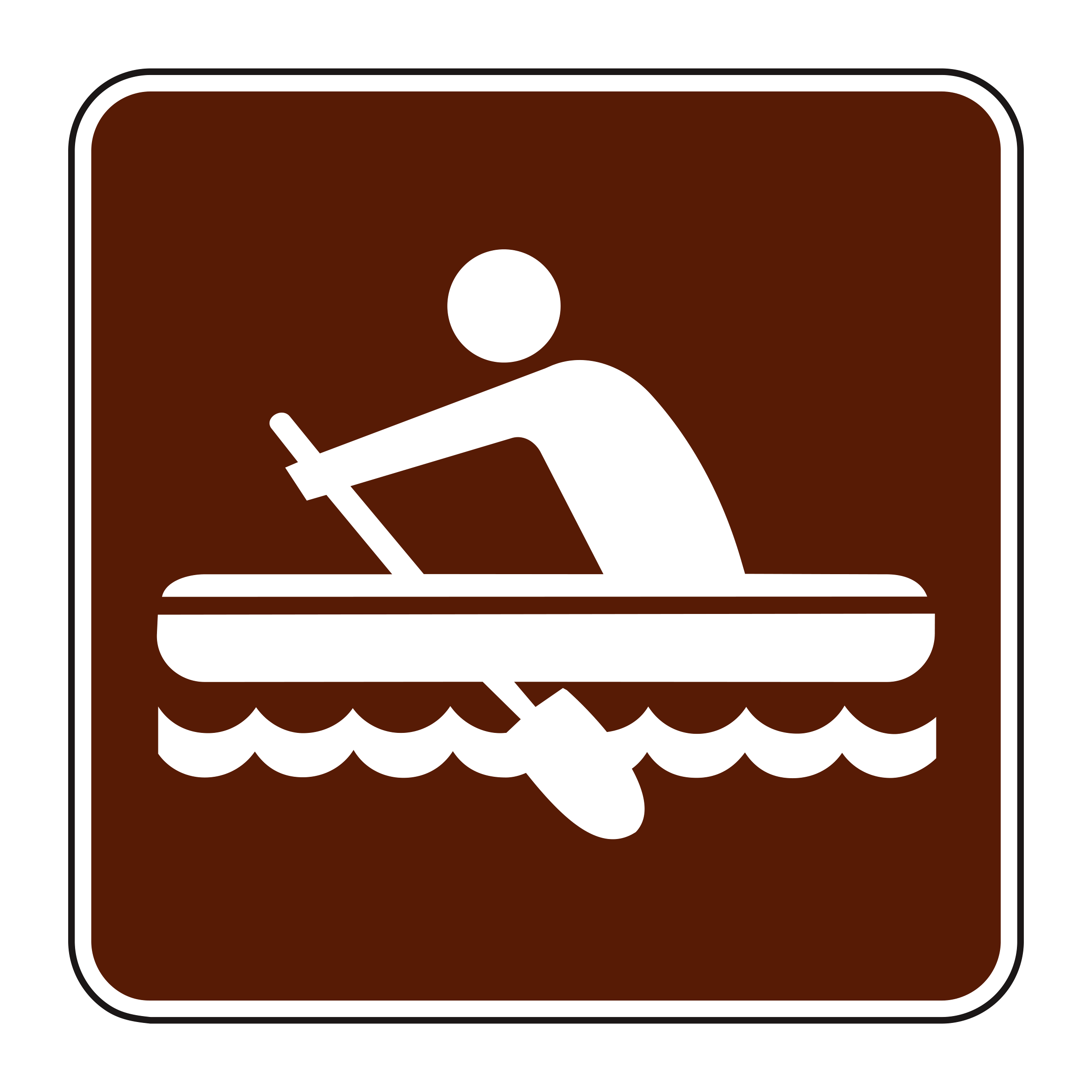 RS-146 Recreational & Cultural Interest Sign — official FHWA layout