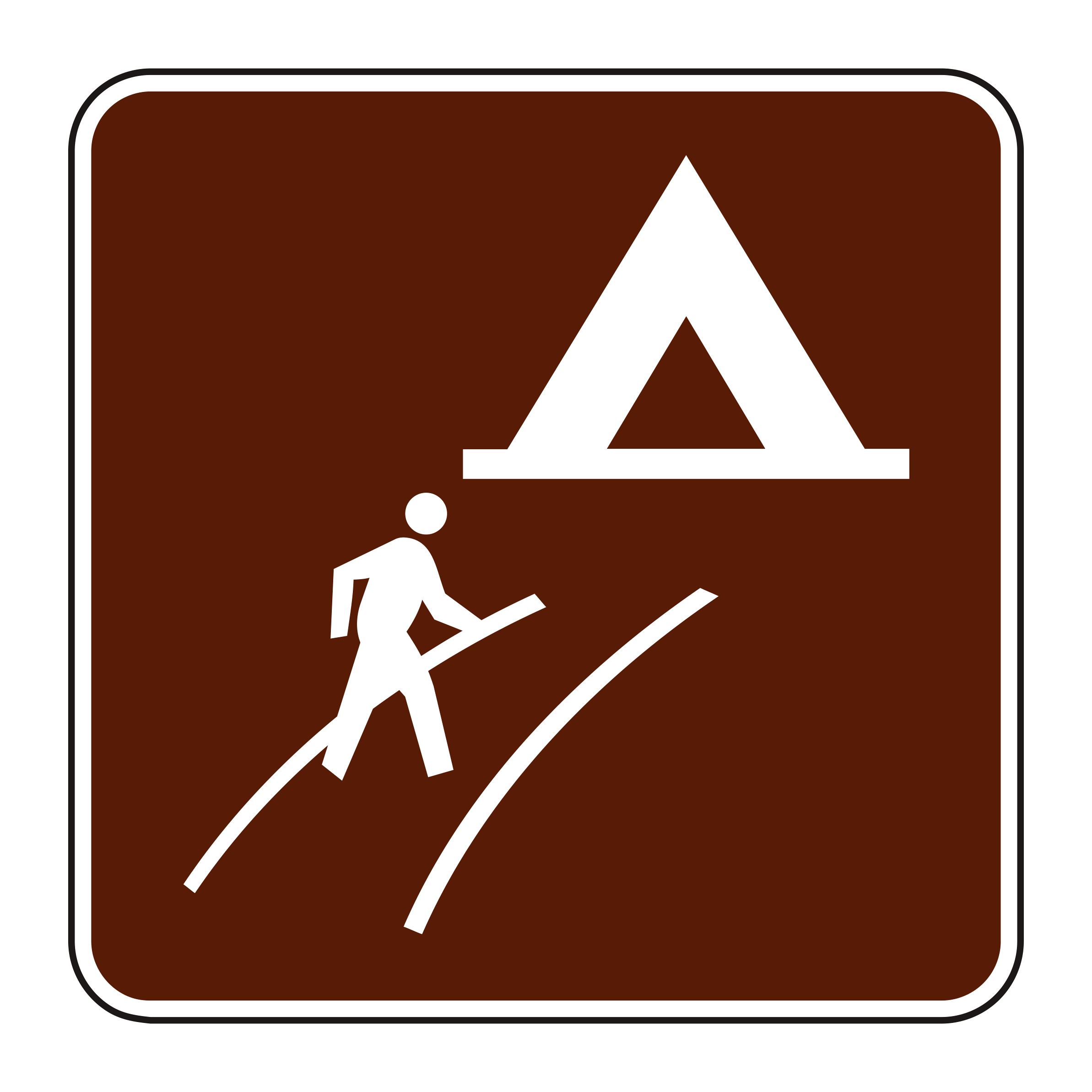 RS-148 Recreational & Cultural Interest Sign — official FHWA layout