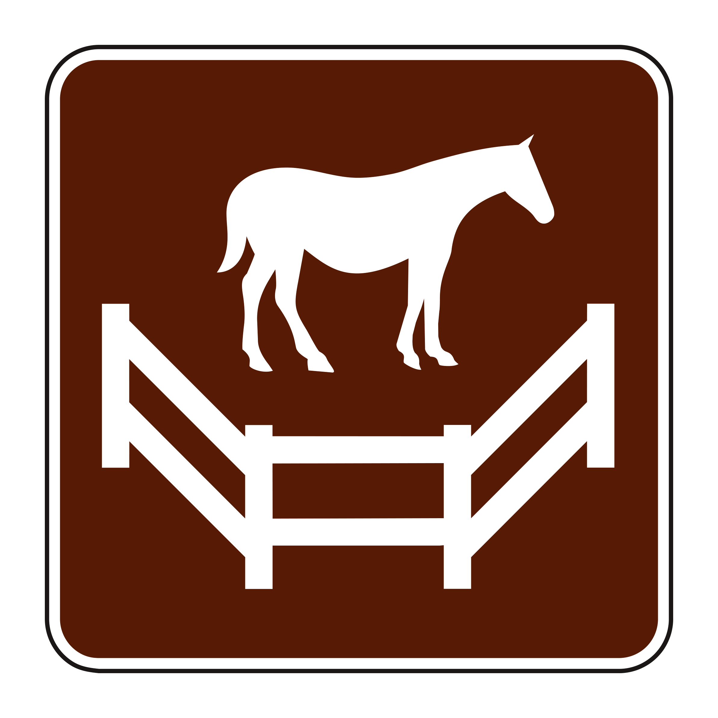 RS-149 Recreational & Cultural Interest Sign — official FHWA layout