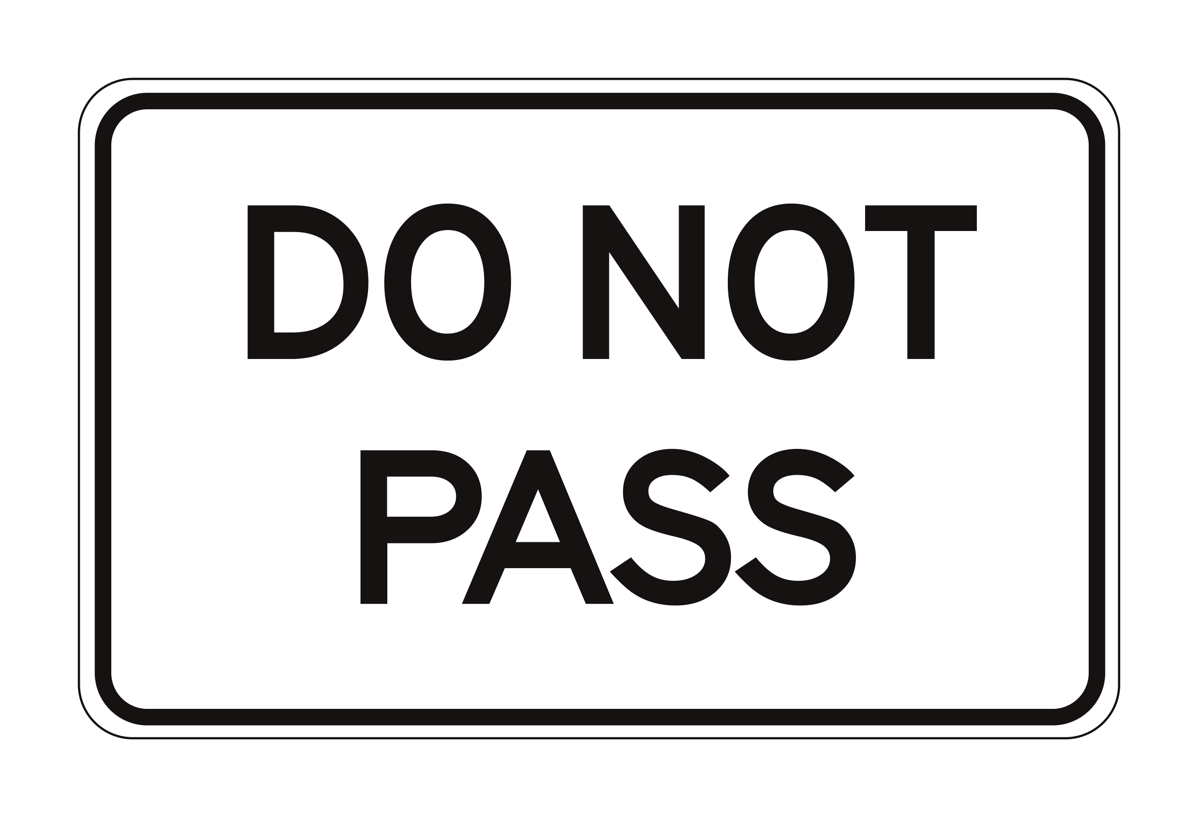 SC13(CA) Do Not Pass — official FHWA layout