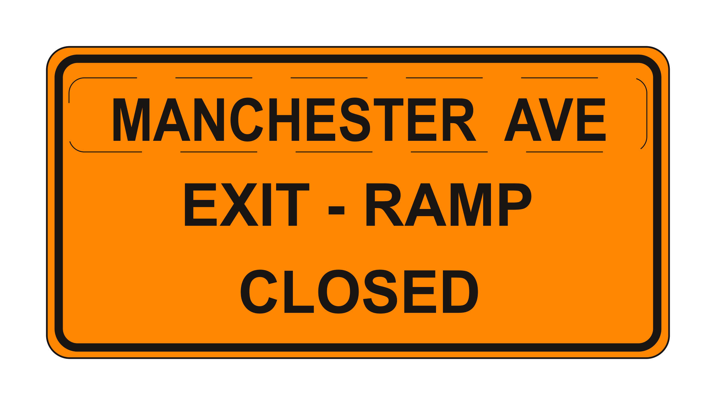 SC8(CA) Manchester Ave Exit Ramp Closed — official FHWA layout