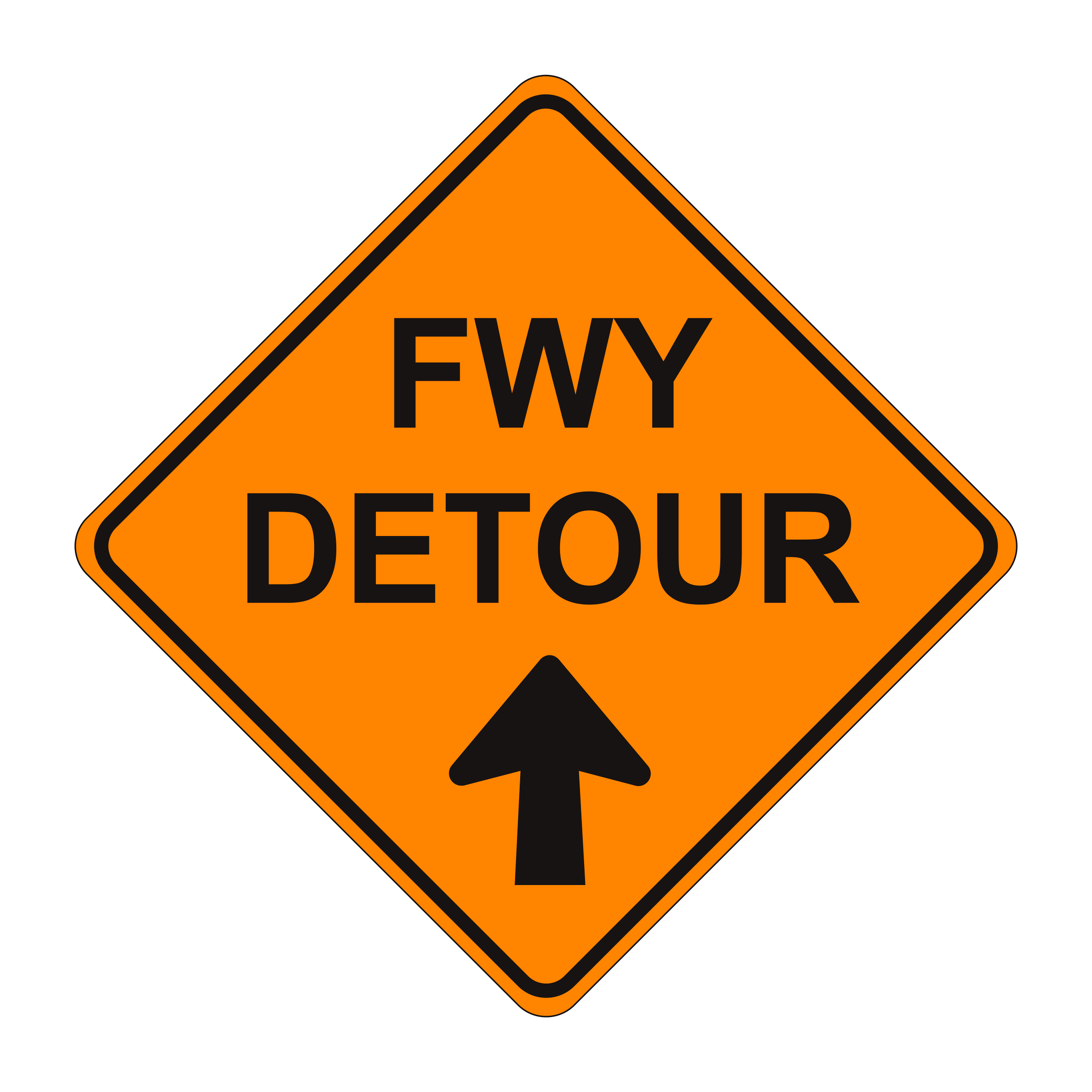 SC9(CA) California Construction Sign — official FHWA layout